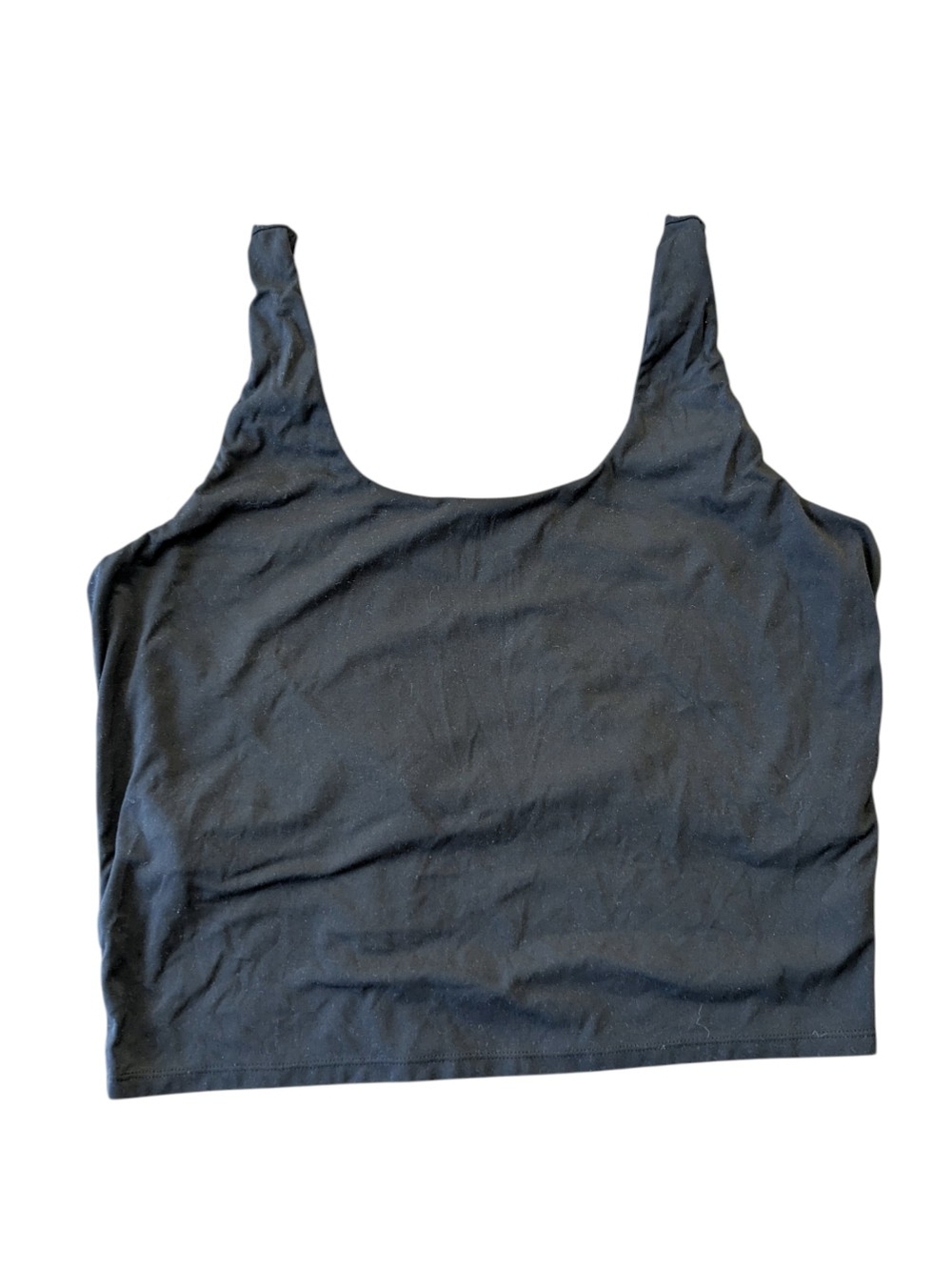 Pacsun Contour Classic Black Crop Tank Top